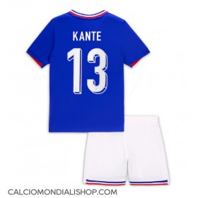 Maglie da calcio Francia Kante #13 Prima Maglia Bambino Europei 2024 Manica Corta (+ Pantaloni corti)